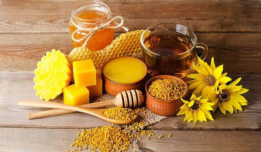 The products of beekeeping