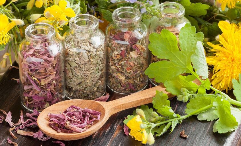 Dried herbs for potency